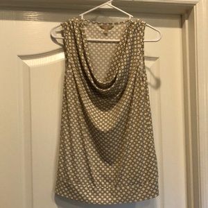 Banana Republic. Cowl neck sleeveless blouse